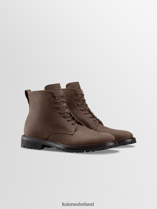 KOIO Heren bergamo chocolade schoenen 8NP24694