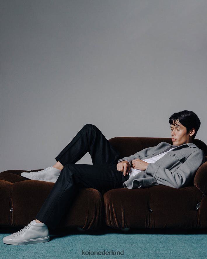 KOIO Heren capri midden kiezelsteen schoenen 8NP24668