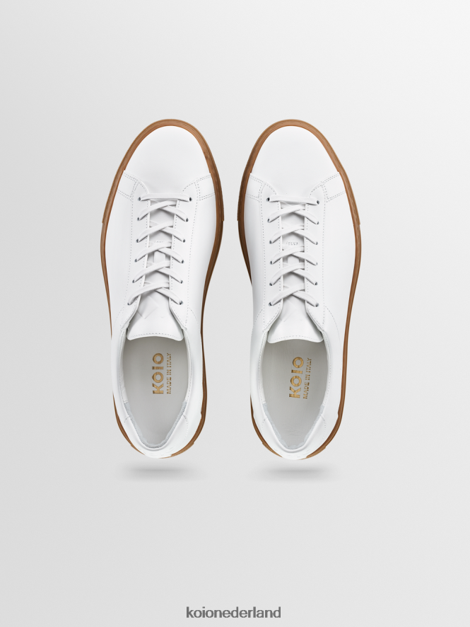 KOIO Heren capri witte gom schoenen 8NP2465