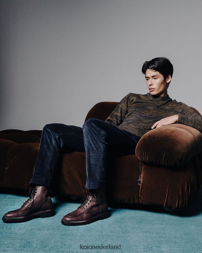 KOIO Heren milo chocolade schoenen 8NP24690