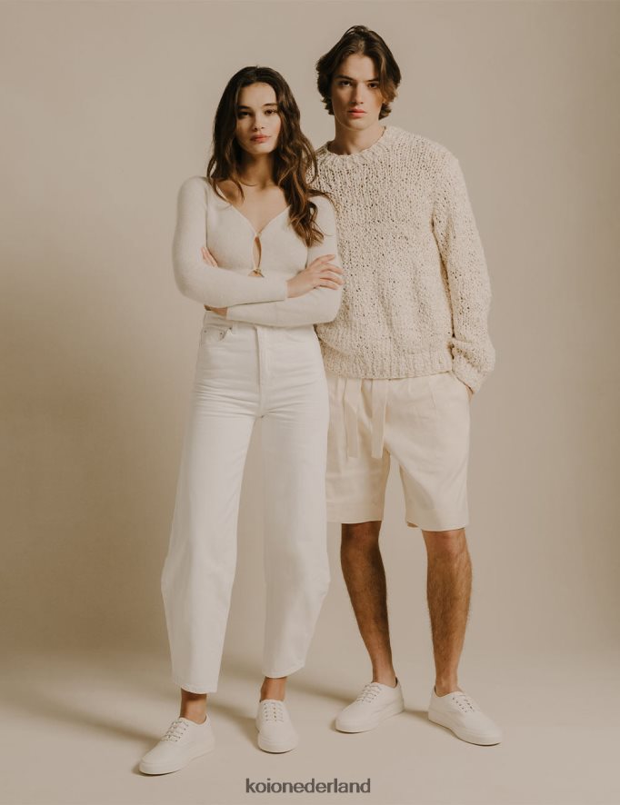 KOIO Heren portofino antiek wit schoenen 8NP24661