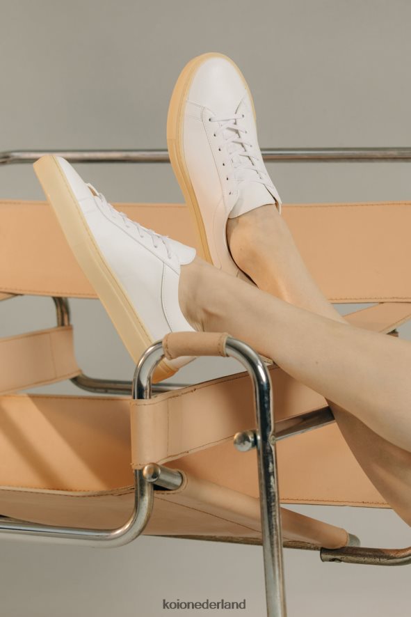 KOIO vrouwen capri witte lichte gom schoenen 8NP246139