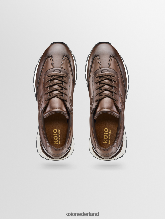 KOIO vrouwen retro loper mokka schoenen 8NP246194